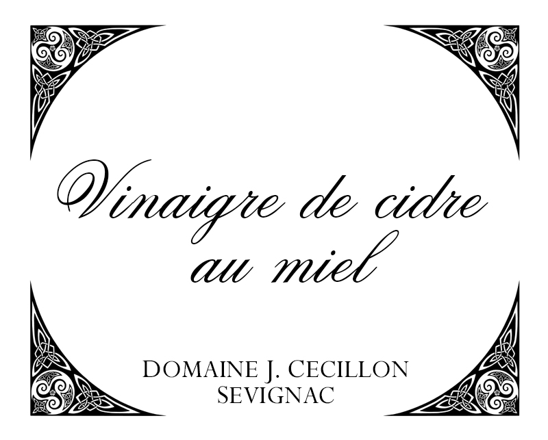Vinaigre de cidre au miel
